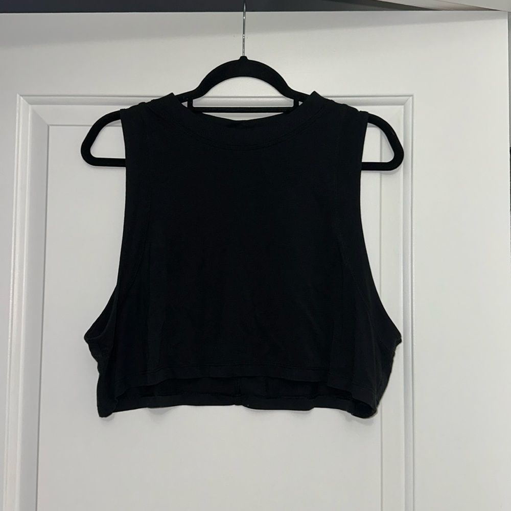 Lululemon All Yours Cropped Cotton Tank Top